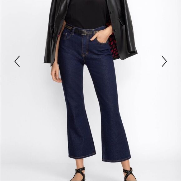 Johnny Was Marseille Baby Boot Cut Jeans Dark Wash sz 25 NWT - Picture 4 of 16